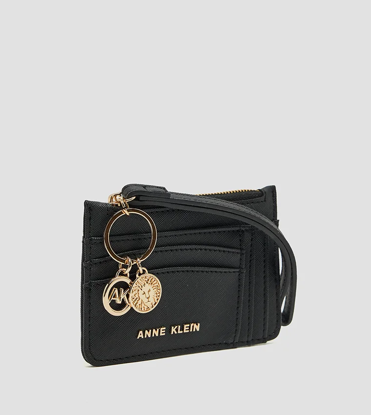 ANNE KLEIN Anne Klein Logo Detail Zippered Wallet